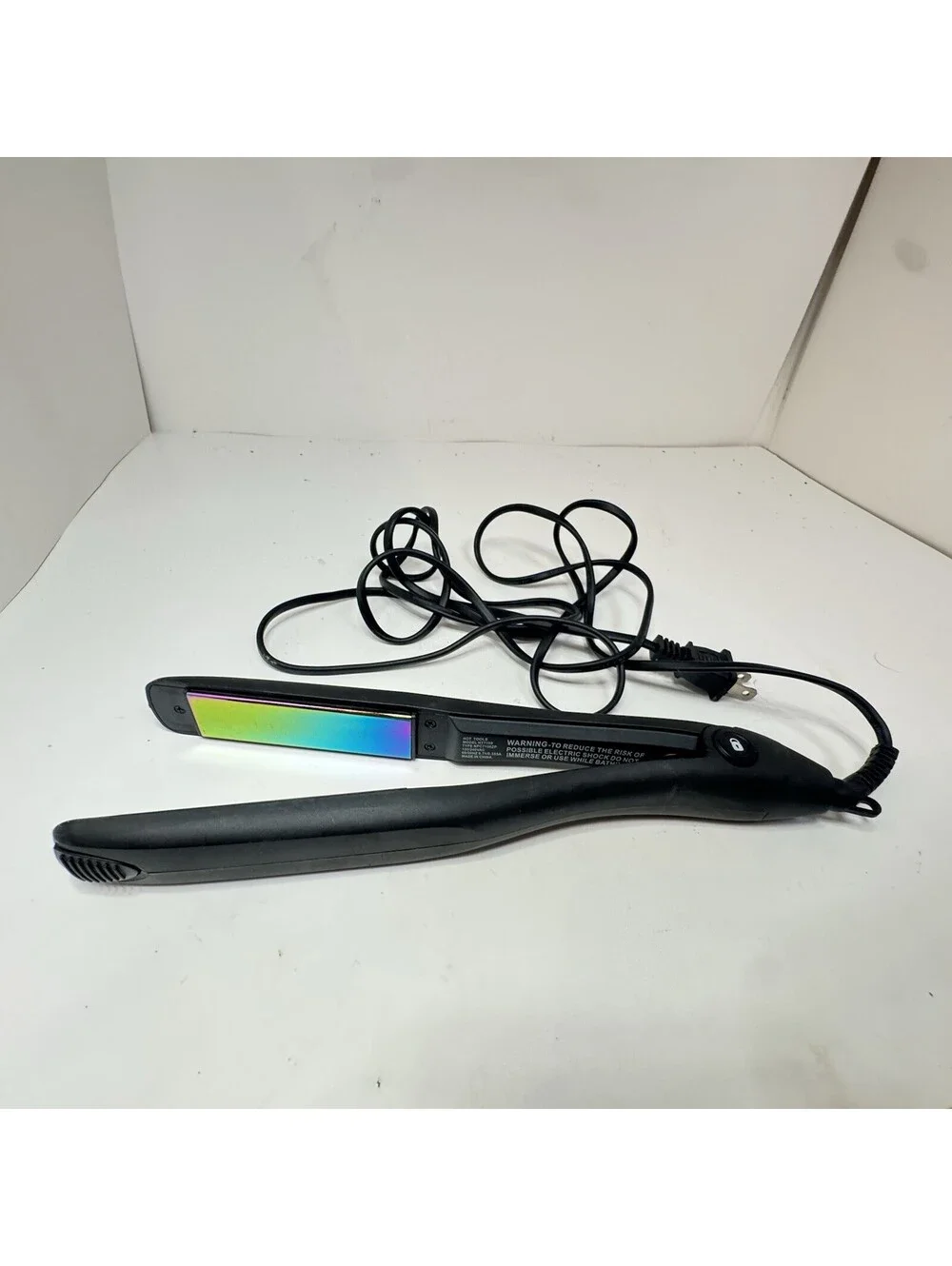 Hot Tools HT7109 Professional 1” Tourmaline Ceramic Flat Iron Hair Straightener